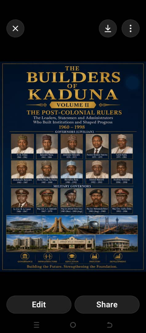 Builders of Kaduna Book